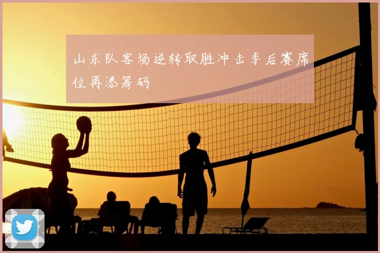 山东队客场逆转取胜冲击季后赛席位再添筹码