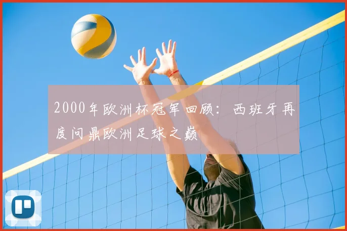 2000年欧洲杯冠军回顾：西班牙再度问鼎欧洲足球之巅
